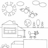 Конспект по развитию речи и формированию элементарных математических представлений «Мы подарочки возьмём, в гости к ёжику пойдём