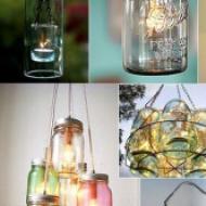 How can you easily make a beautiful lamp from a jar with your own hands?