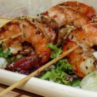 How to cook shrimp kebab