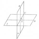 Перпендикулярность прямых в пространстве