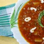 Lenten bean soup - recipe with photo Bean soup for Lent