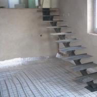 Inštalácia schodov na nosníky: schémy a výpočet