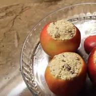 Baked apples with cottage cheese in the oven: diet dessert recipes