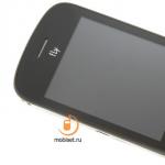 Mobile phone Fly IQ235 Uno Design, dimensions, controls