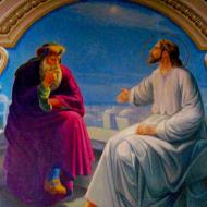 Beszélgetés Nikodémus Jézus júdeai tartózkodásával