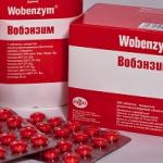 Wobenzym - instructions for use, interesting points about the drug, reviews on it and means of similar action Wobenzym dosage and course of treatment