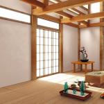 Japansk stil i interiören