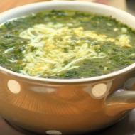 Nettle soup - a simple recipe with an egg
