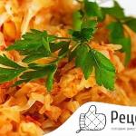 Stewed cabbage - the best recipes