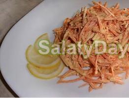 Recept za mrkvu s majonezom i češnjakom Salata od mrkve s češnjakom i majonezom recept