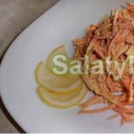 Recept za mrkvu s majonezom i češnjakom Salata od mrkve s češnjakom i majonezom recept