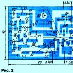 Radiomikrofoner på transistorer I SA1-läget, som visas i diagrammet, slås en fyrkantvågsgenerator på