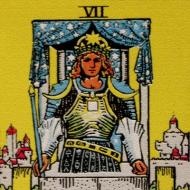 عربة (VII Major Arcana of the Tarot): معنى بطاقة Tarot