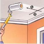 Plastering a plasterboard ceiling: how to get a high-quality surface for painting How to properly plaster plasterboard on a ceiling