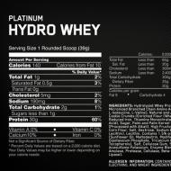 Optimum Nutrition Platinum Hydrowhey Prednosti i kako djeluje
