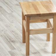 DIY stool made of wood