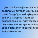 Открытие вирусов Д.И.Ивановским и его значение в возникновении и развитии вирусологии. Этиологическая роль вирусов в патологии человека. Вирусология – Ивановский Ивановский изучая заболевание листьев табака открыл