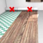 How to lay laminate flooring on a wooden floor with your own hands?