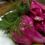 Pickled Repolyo na may Beetroot: Recipe ng Mabilis na Pagkain